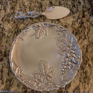 Arthur Court Cheese Plate and Server